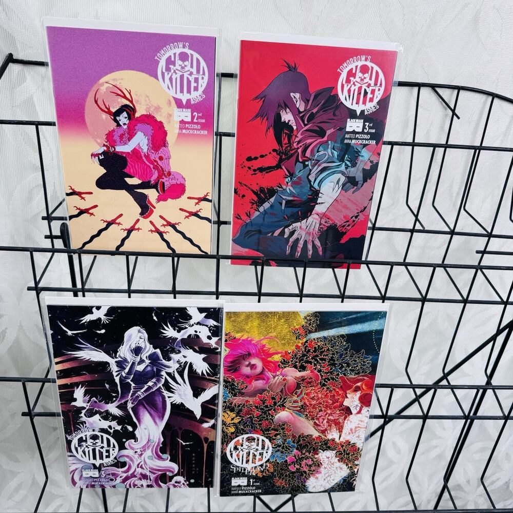 godkiller Spiderland 1 & Tomorrows Ashes 2-3 Lot Black Mask‎ Men Chang Variant